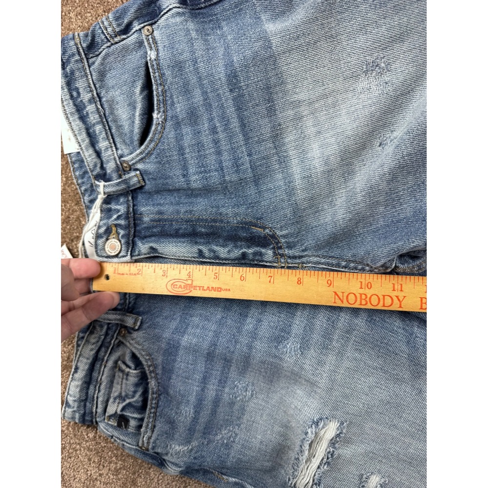 KanCan Relaxed Fit Distressed High Rise Jeans Medium Wash Size 9/28 NEW - Picture 10 of 16